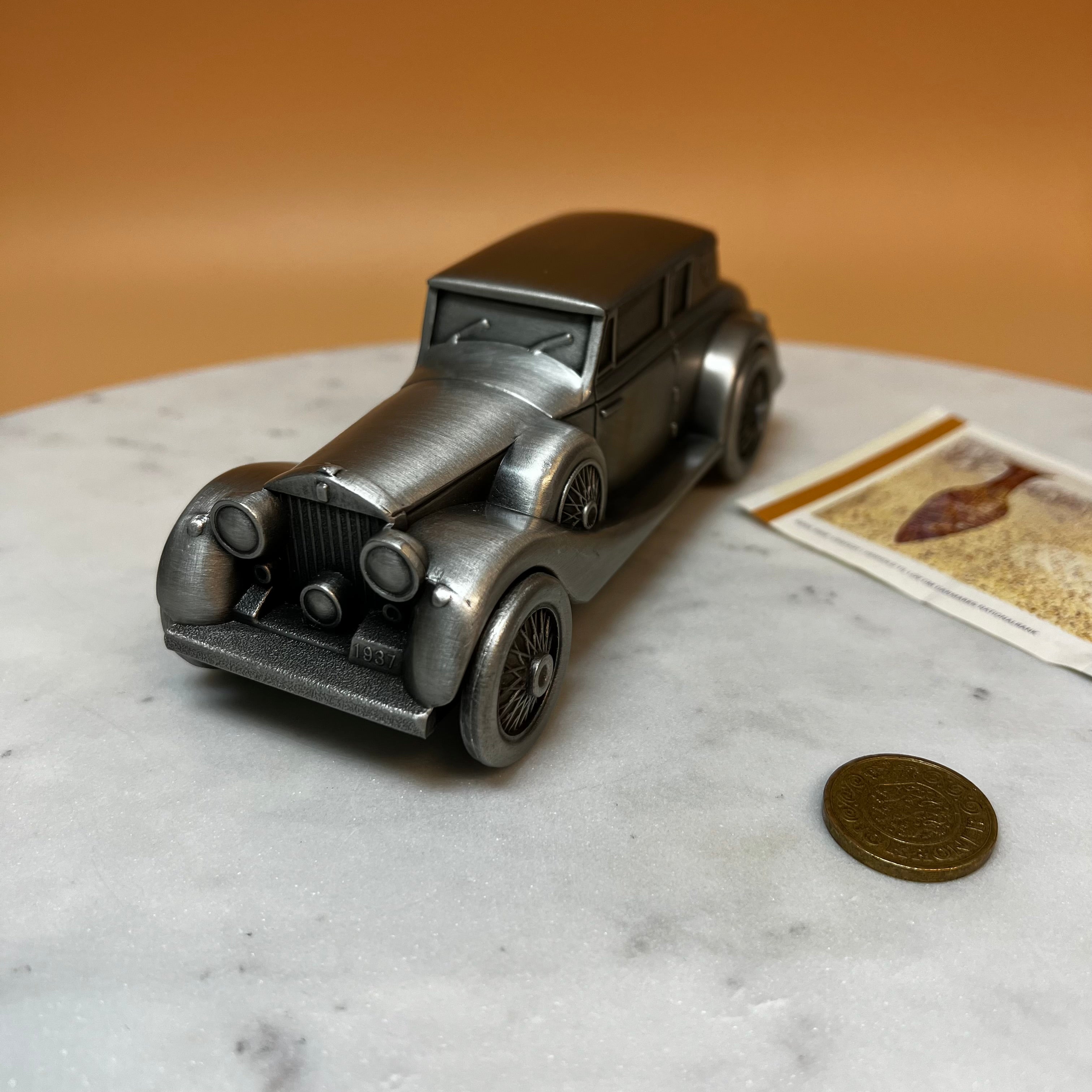 Rønhoff Sparebøsse Rolls Royce hos Petersen Ure Smykker - detaljebillede