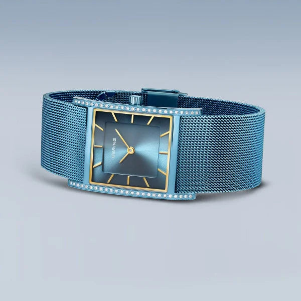Bering - Classic | poleret blå | 10426-398-S, fra Bering