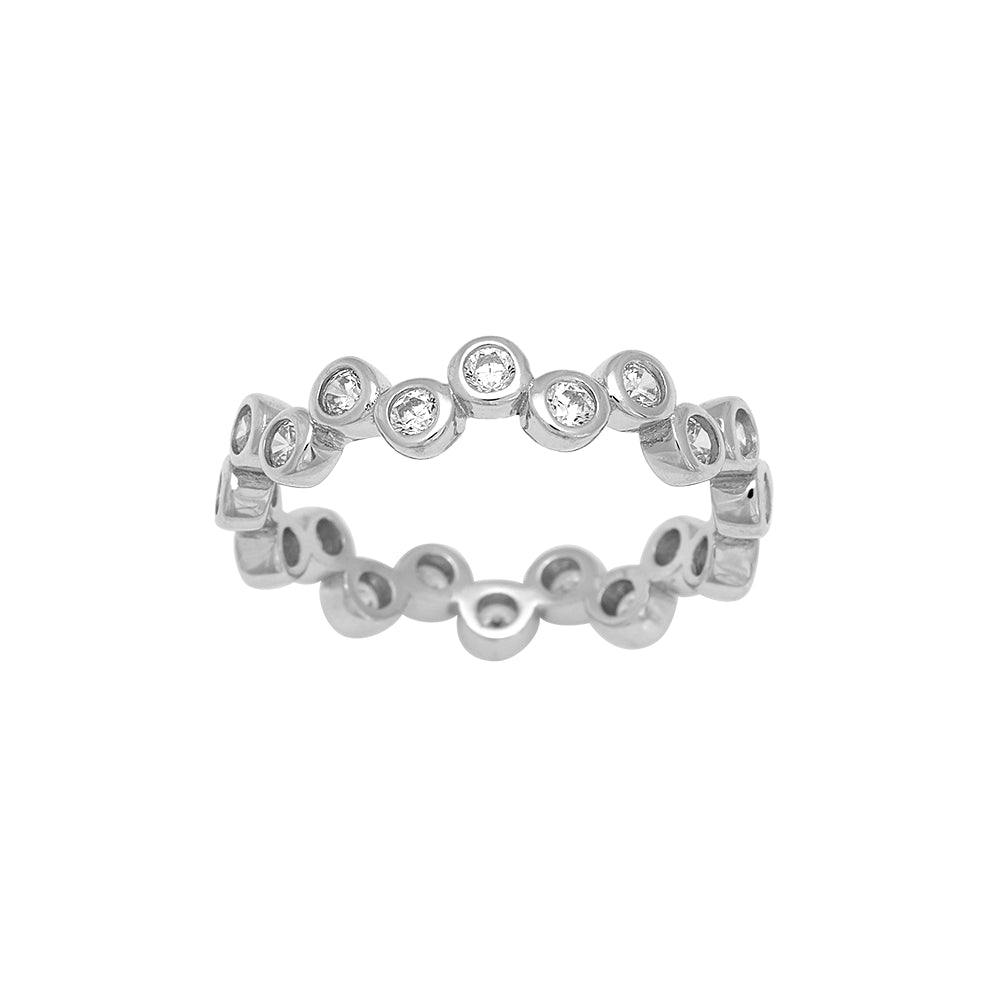 Rhod. sølvring EMMYNOR 4mm Str.56, fra Joanli Nor