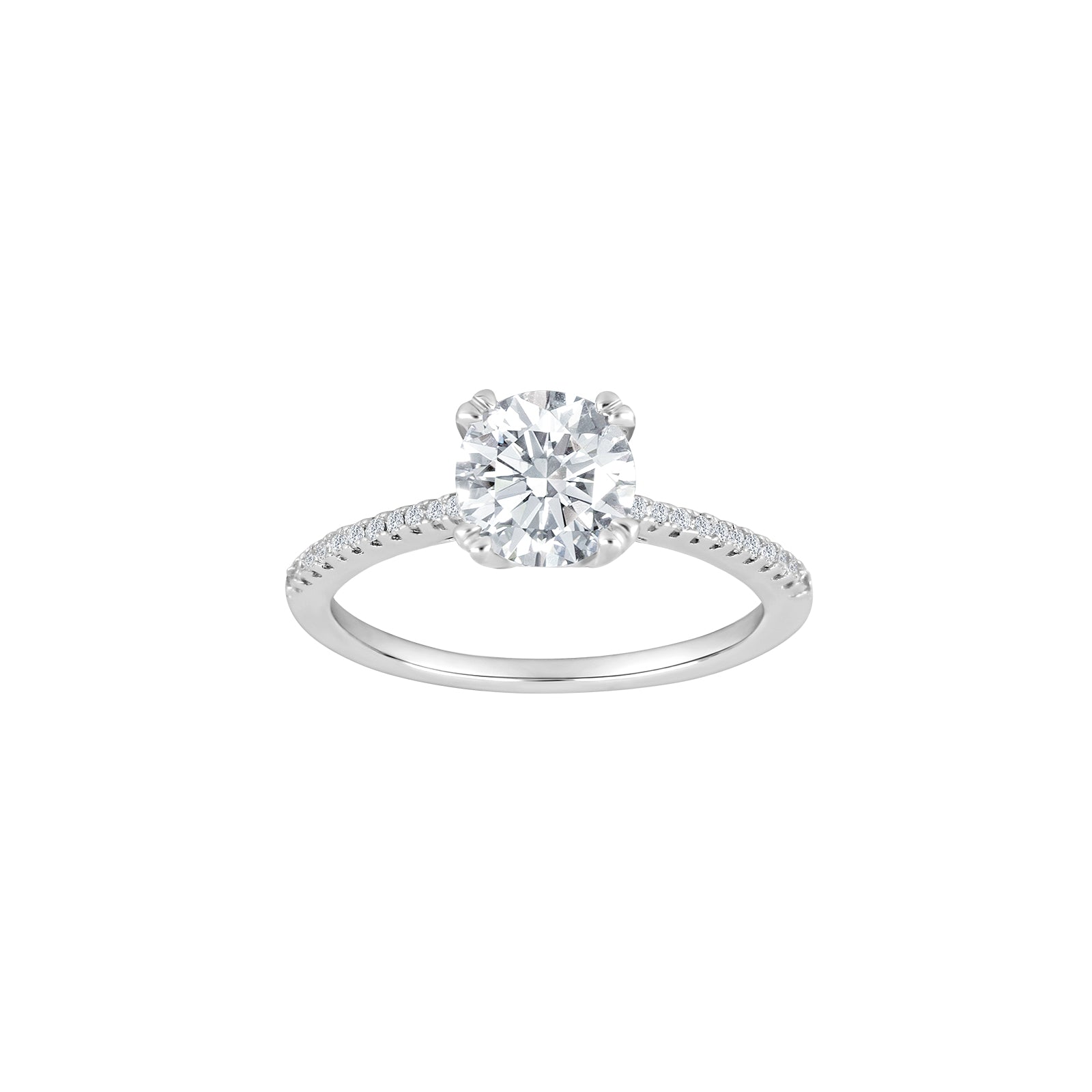 Rhod. sølvring ELLENOR A 7mm Str.56, fra Joanli Nor