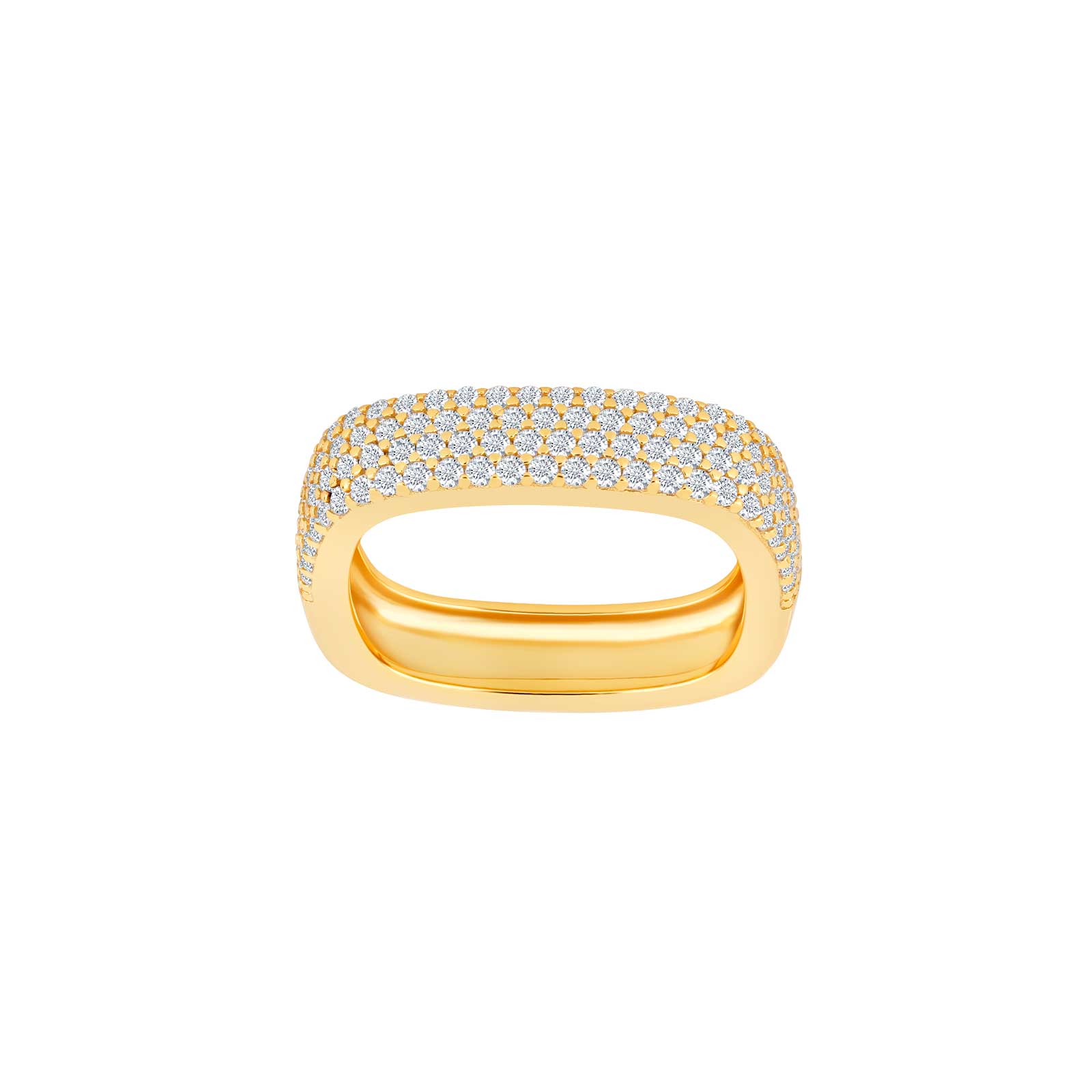 Forgyldt sølv ring KOSANOR Str.52, fra Joanli Nor