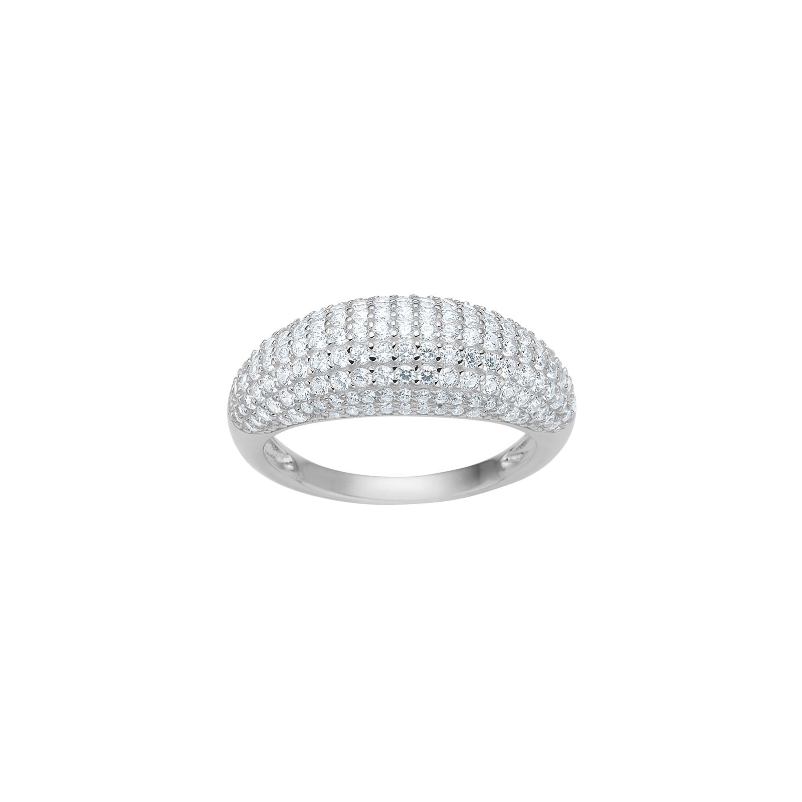 Joanli Nor ring PaulaNor str. 54 i rhodineret sølv, 925 sterlingsølv med rhodineret overflade, Ringstørrelse 54