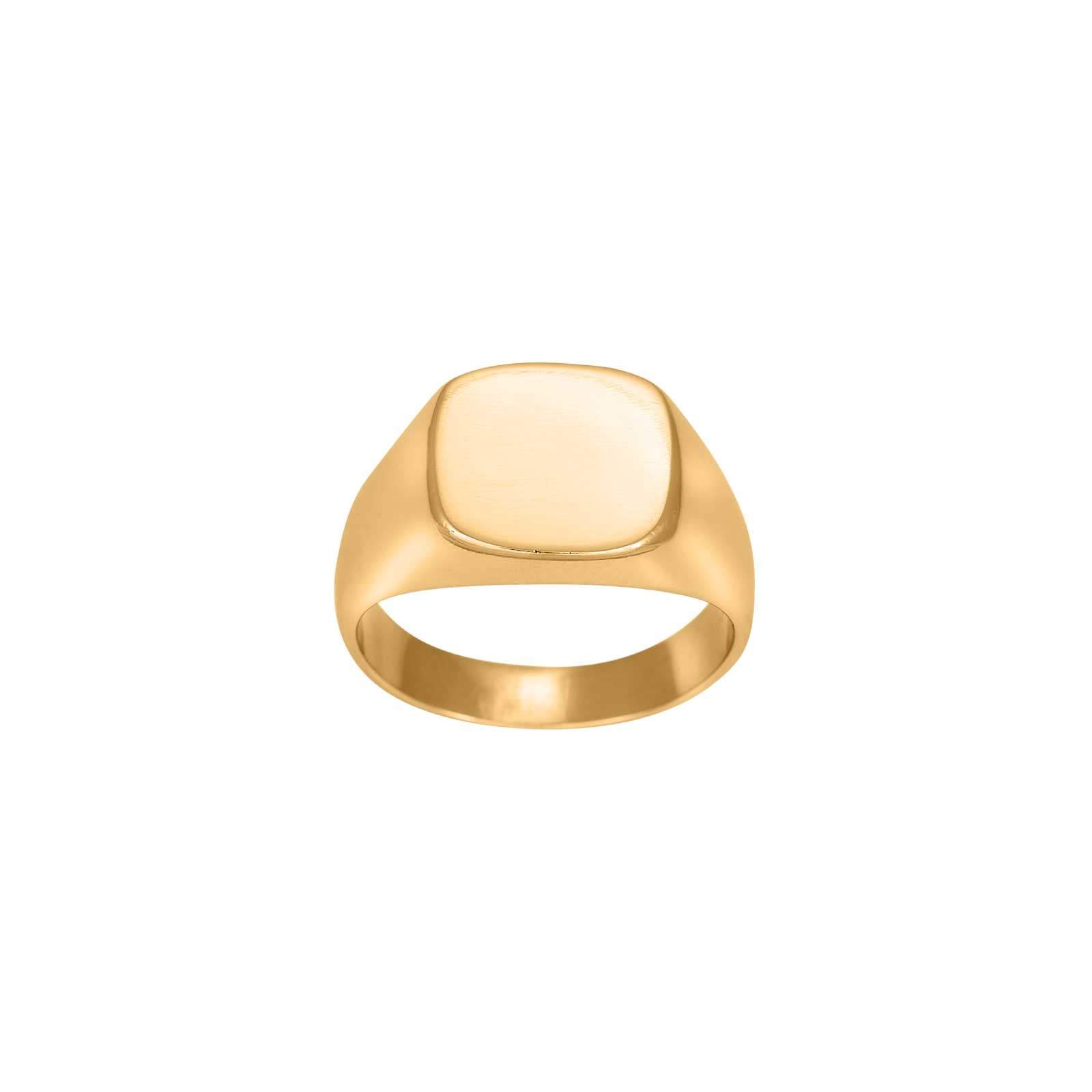 SON stål ring IP gold plade str. 62, fra SON of NOA