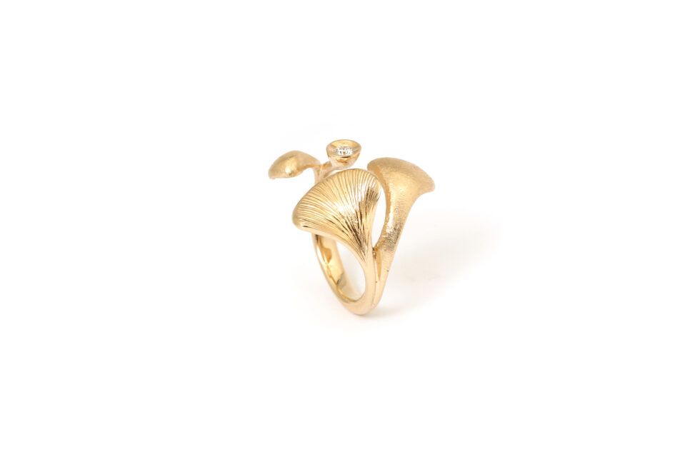 Per Borup Kaya ring, stor blank - 1140RX Hvidguld