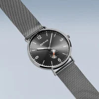 Bering - Ultra Slim | poleret/børstet grå | 18340-377