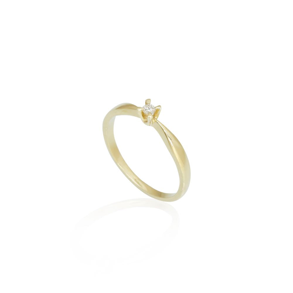 Celebrate Guld Diamant ring 0,05ct, til female, fra Jan Jørgensen