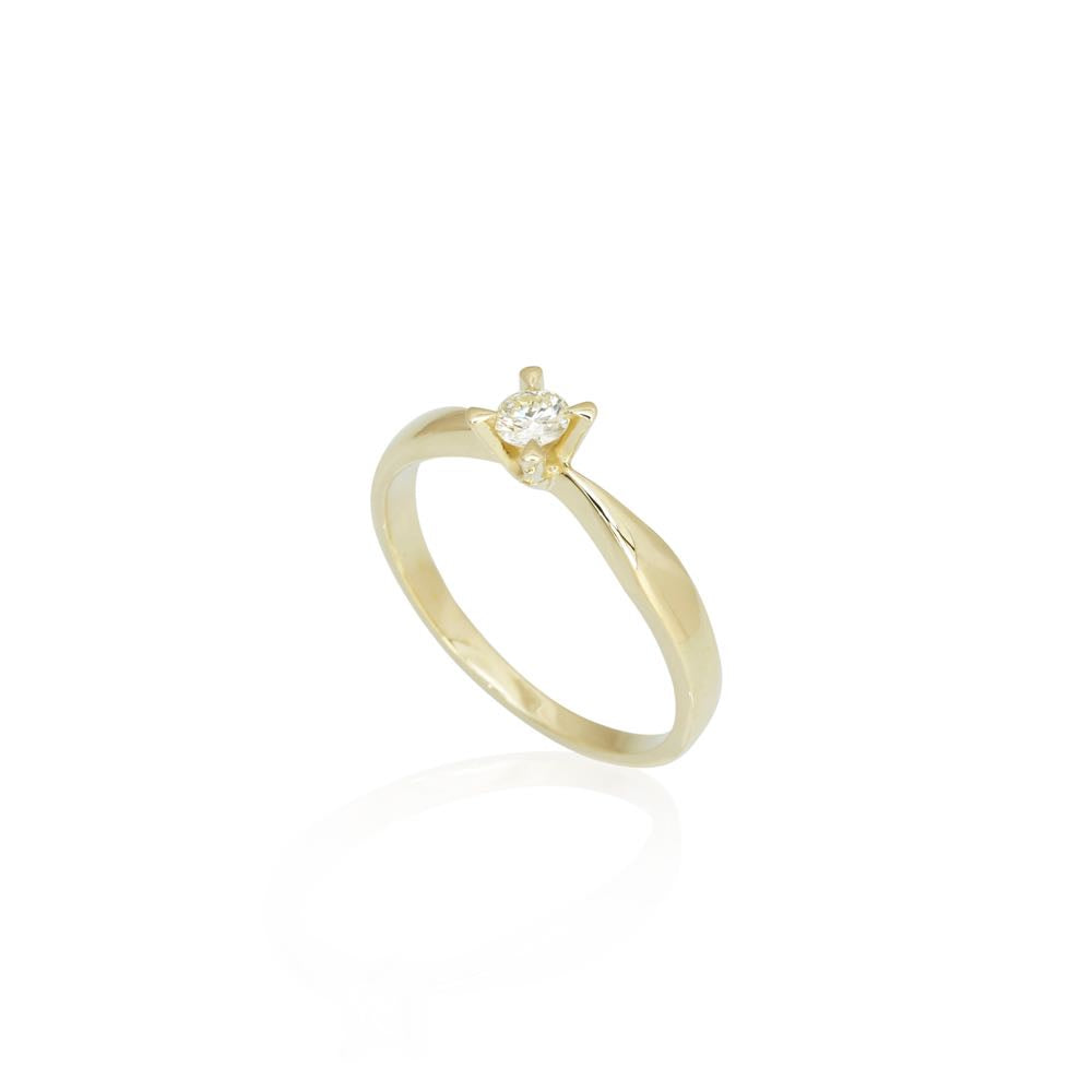 Celebrate Guld Diamant ring 0,15ct, til female, fra Jan Jørgensen
