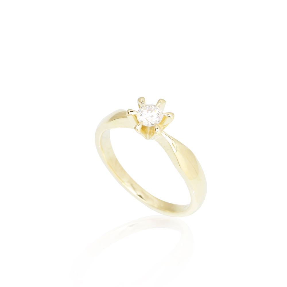 Present Guld Diamant ring 0,35ct, til female, fra Jan Jørgensen