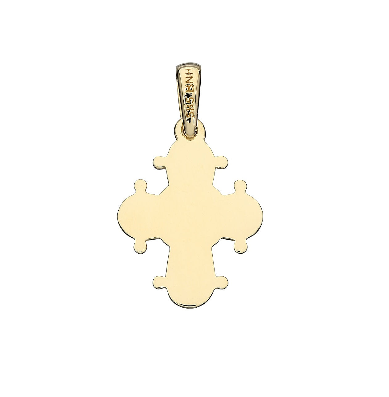 Dagmarkors Blank Sølv Forgyldt 15x13mm, fra BNH