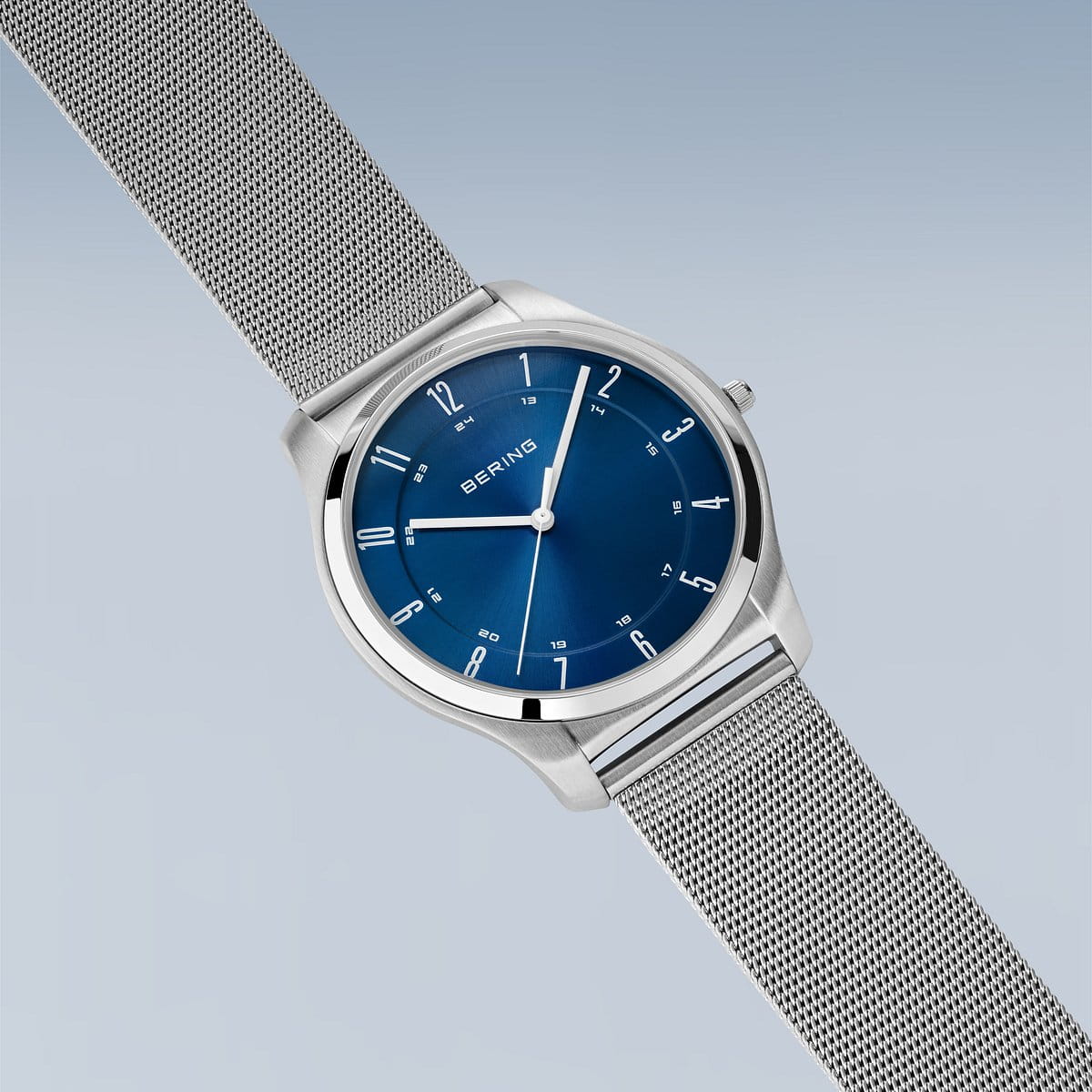 Bering - Ultra Slim | poleret/børstet sølv | 18340-307, fra Bering