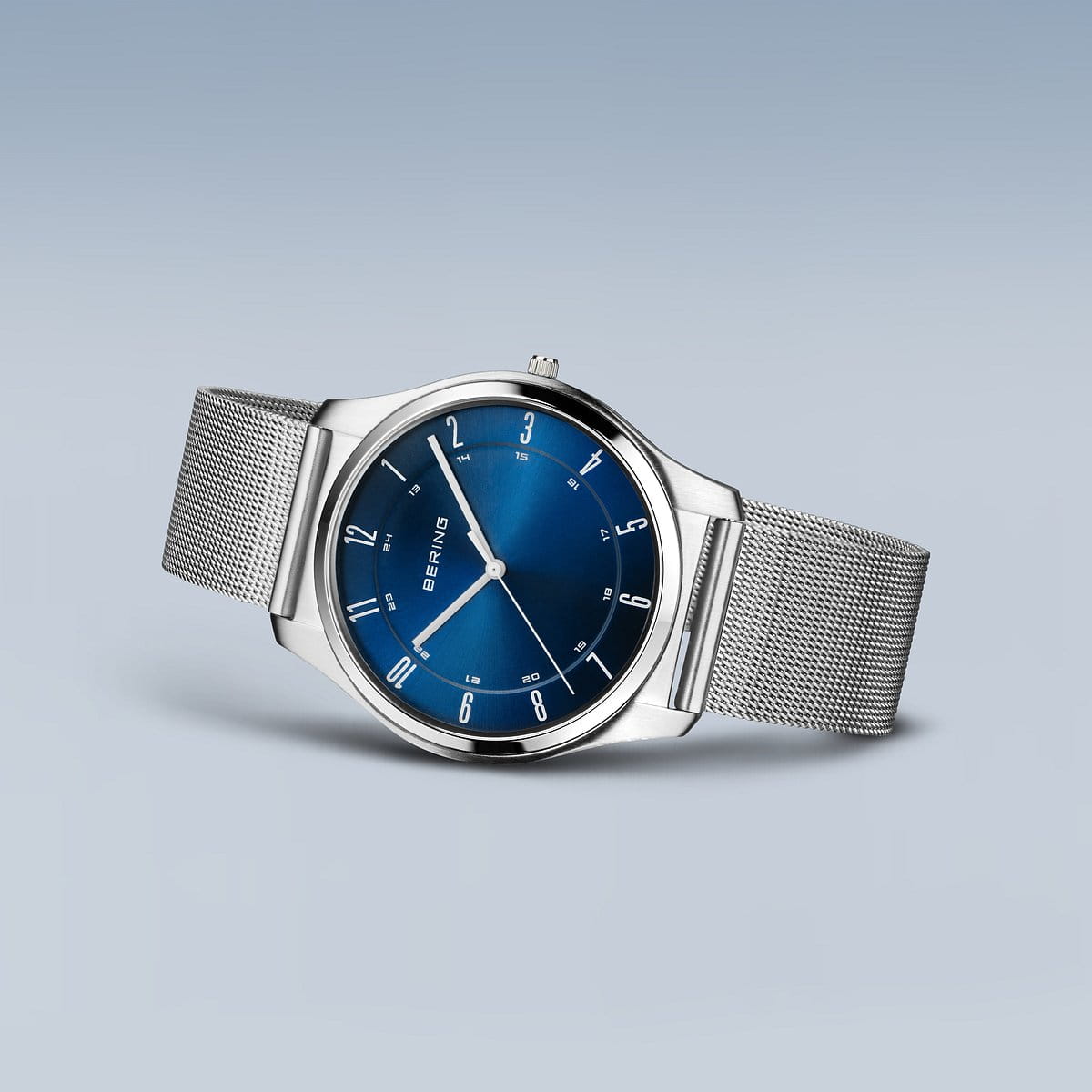 Bering - Ultra Slim | poleret/børstet sølv | 18340-307