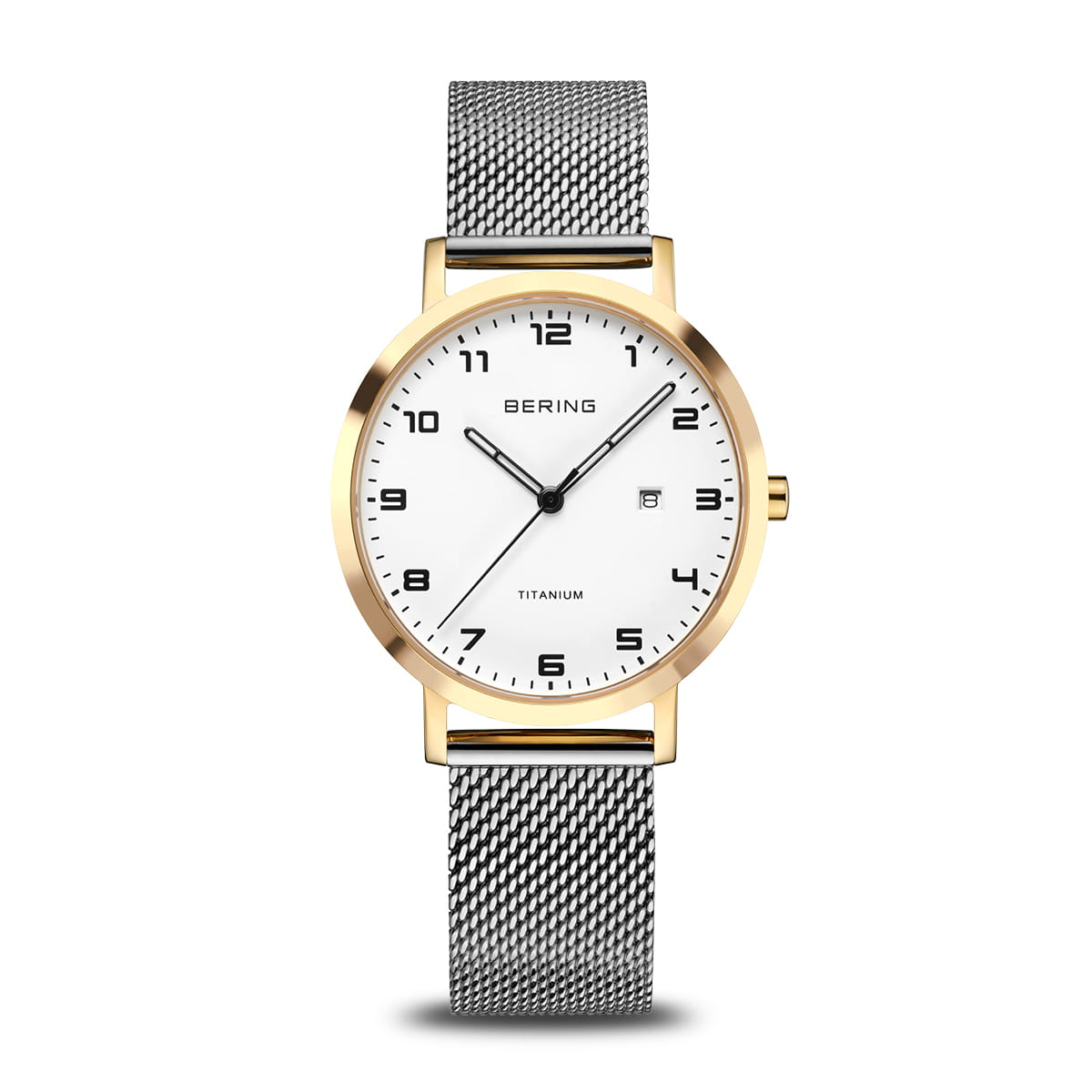 Bering - Titanium | poleret/børstet guld | 18634-010