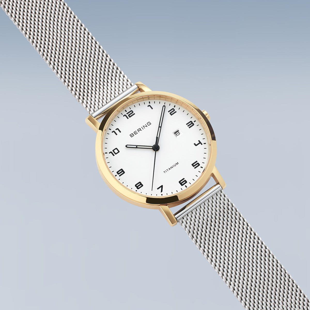 Bering - Titanium | poleret/børstet guld | 18634-010