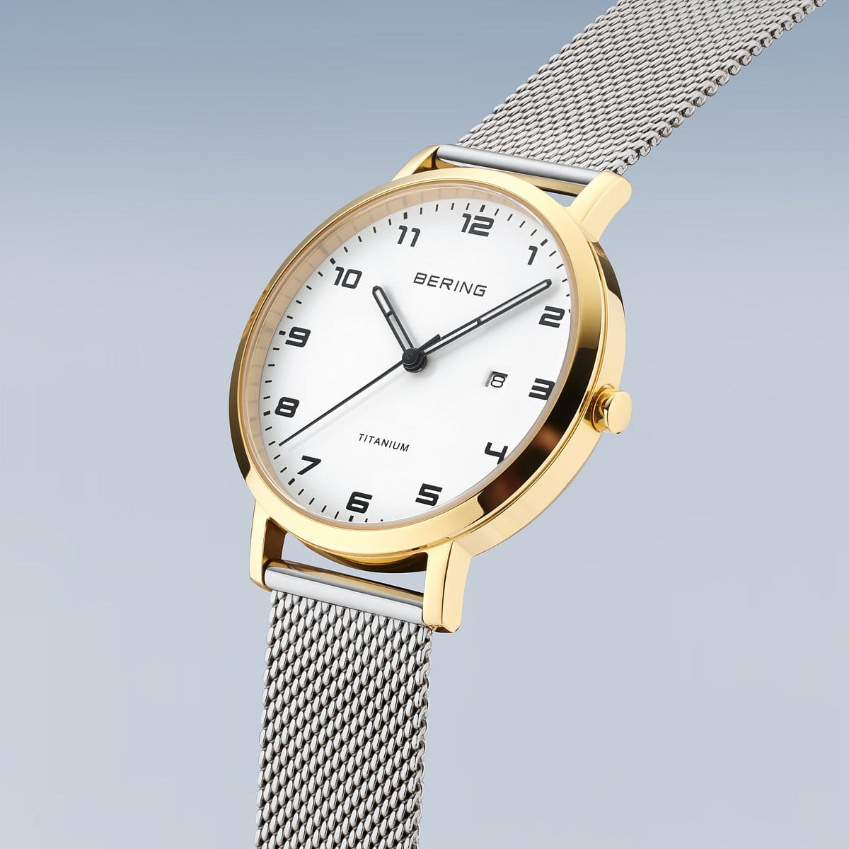 Bering - Titanium | poleret/børstet guld | 18634-010