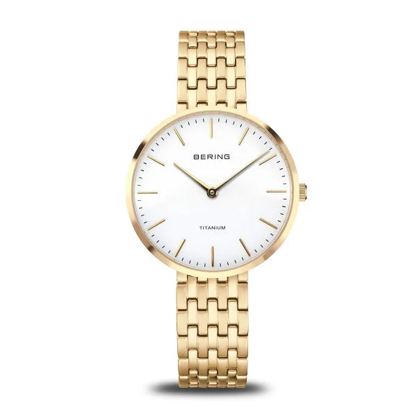 Bering - Titanium poleret guld 19334-334, fra Bering