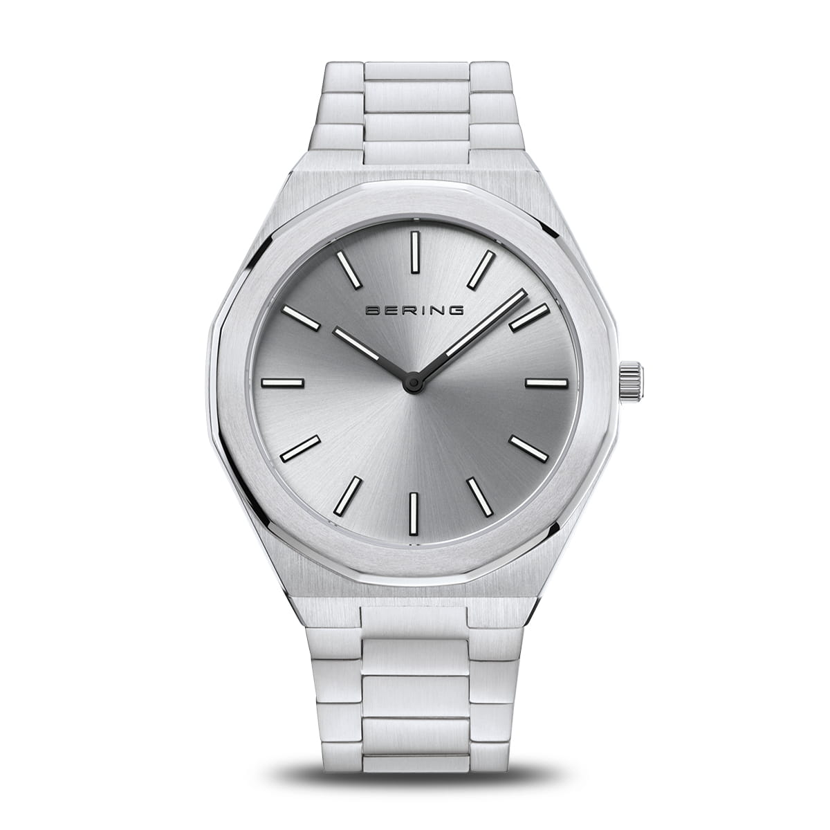 Bering - Classic | poleret/børstet sølv | 19641-700, fra Bering