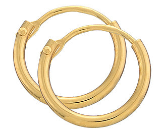 Creoler 14kt Guld Bredde 1,3 mm, i red-gold, fra BNH