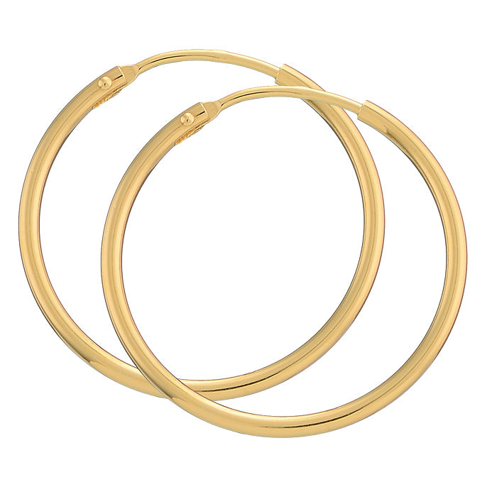 Creoler 14kt Guld Bredde 1,5 mm, i red-gold, fra BNH