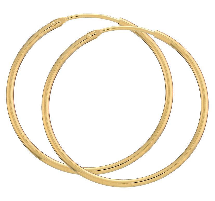 Creoler 14kt Guld Bredde 1,5 mm, i red-gold, fra BNH
