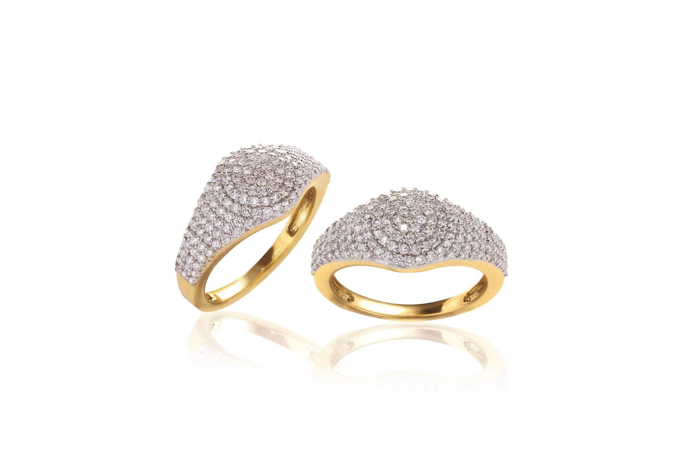 BLOMSTER CHANDELIER RING 14KT., i gold, til female; other, fra Blomster Jewellery