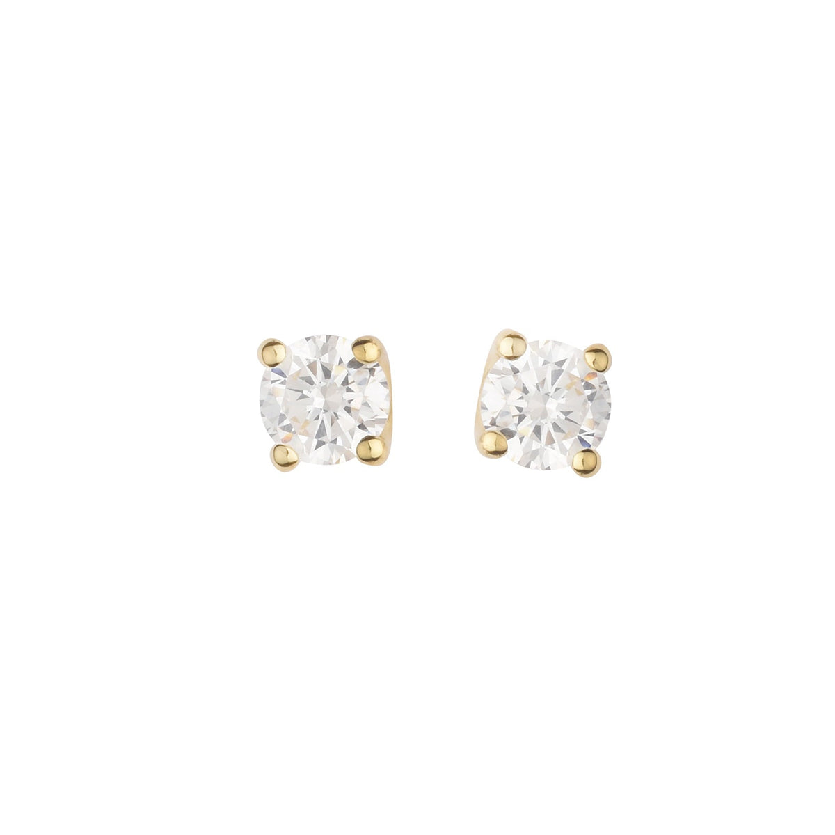 L&G Øreringe 8 kt guld zirkonia 402324 foto 1