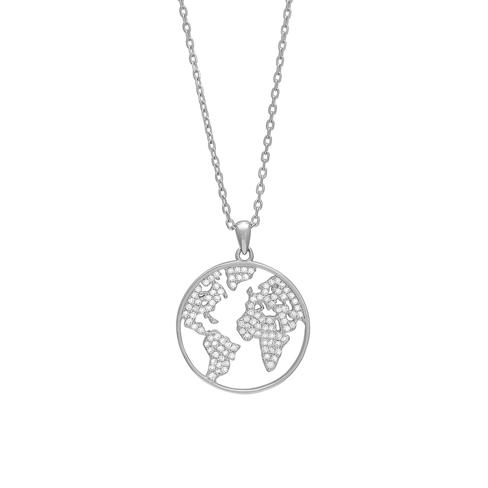 Rhd. Sølv vedhæng ETTANOR 21mm 60+10cm, fra Joanli Nor