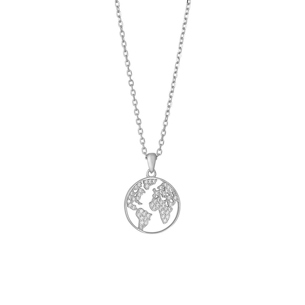 Rhd. Sølv vedhæng ETTANOR 15mm 42+3cm, fra Joanli Nor