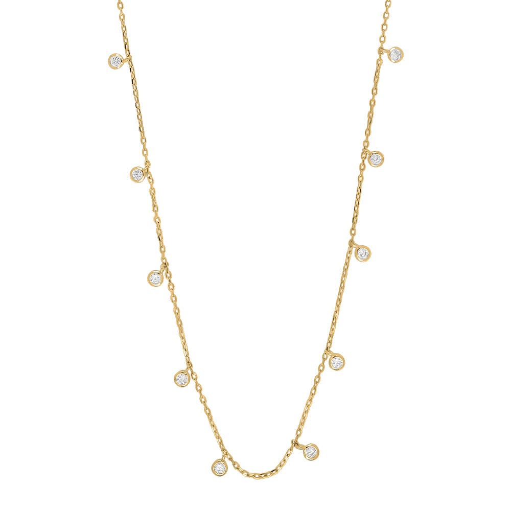 Forgyldt sølv vedhæng GIANOR 3mm 42+3cm, fra Joanli Nor