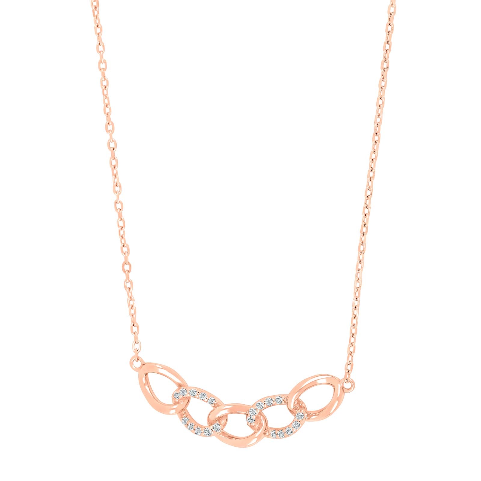 Rosafg Sølv vedhæng JASMINNOR, fra Joanli Nor