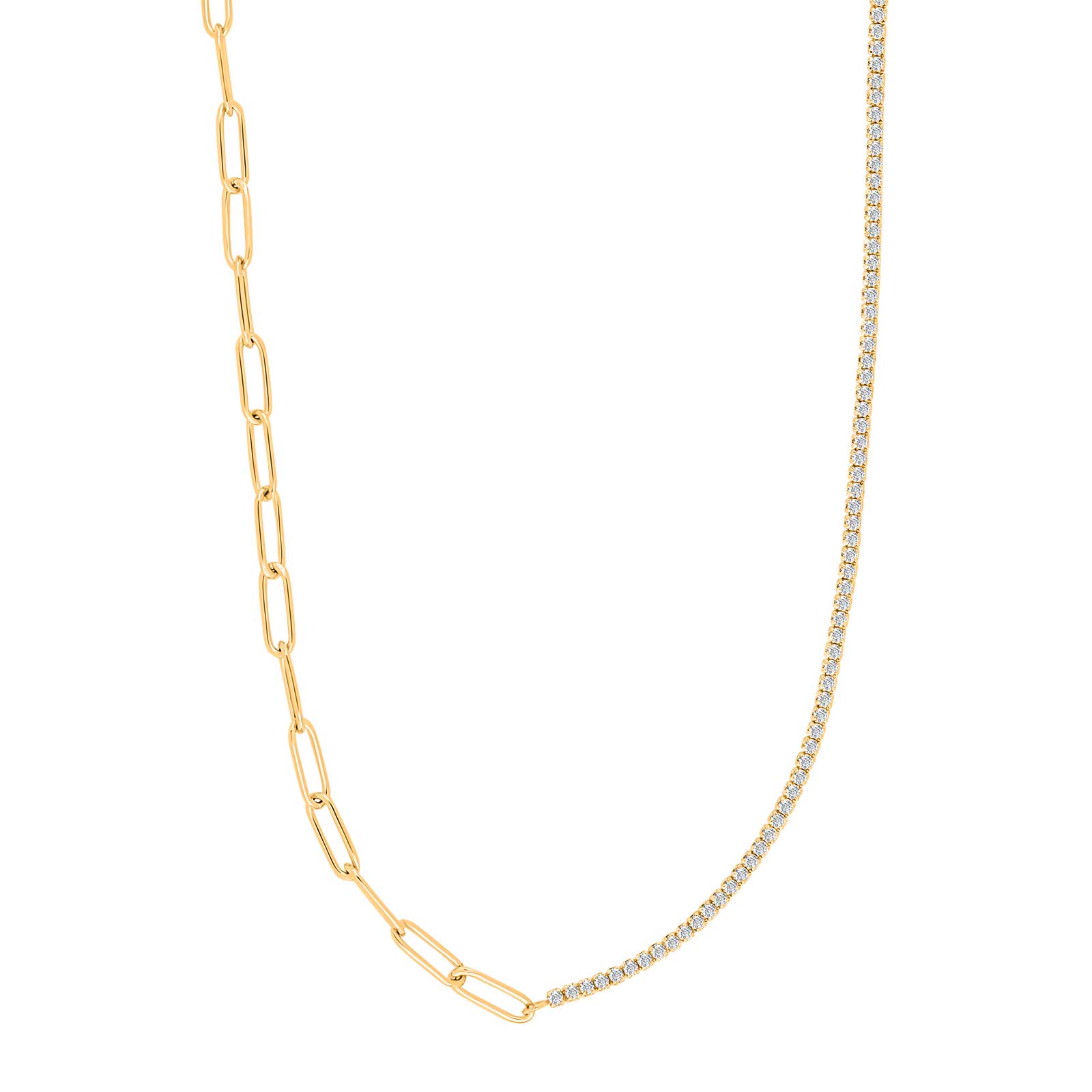 Forgyldt sølv halskæde KLEONOR, fra Joanli Nor