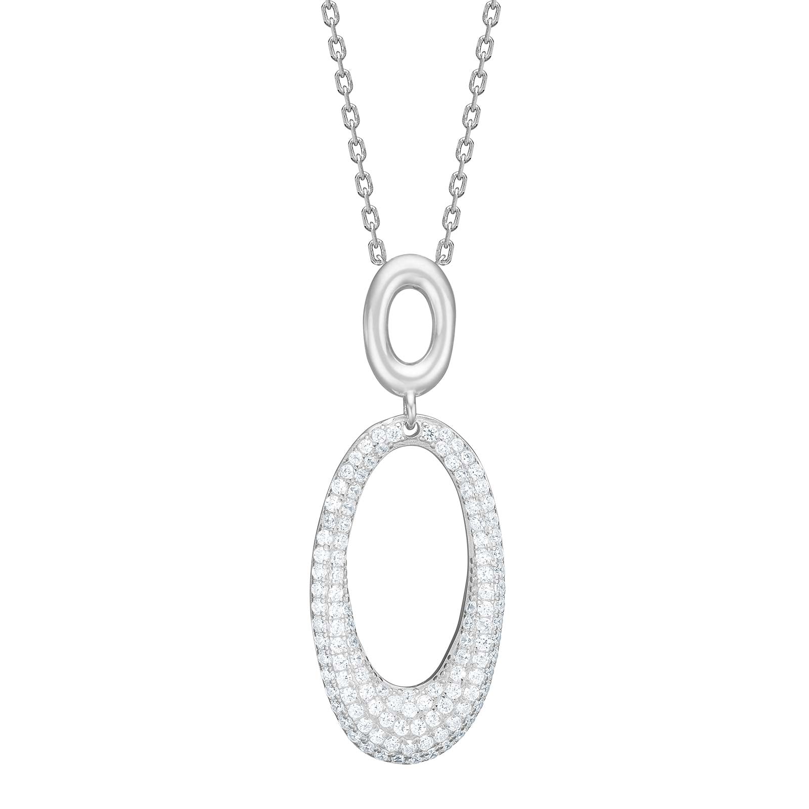 Rhd. sølv halskæde PARISANOR, fra Joanli Nor