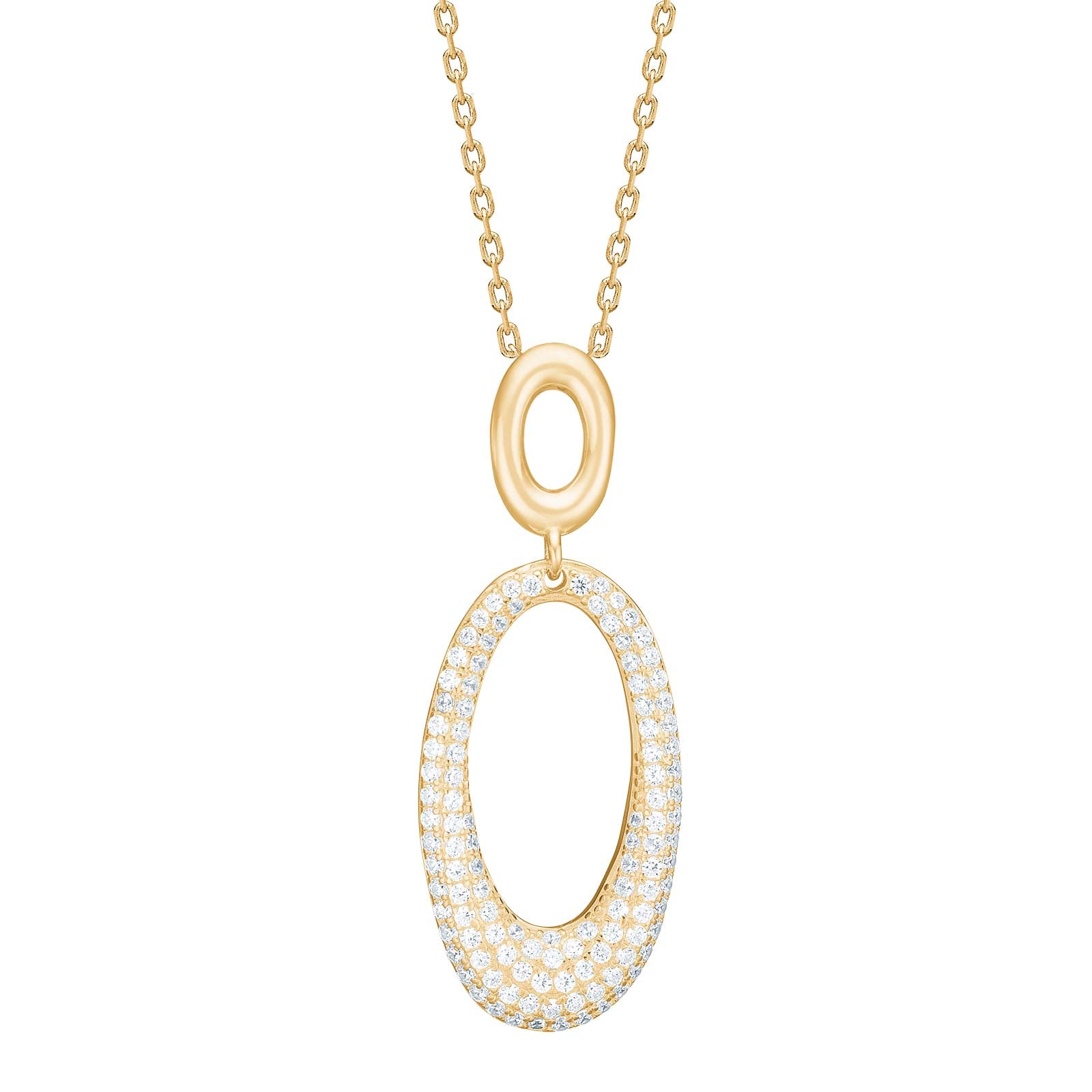 Forgyldt sølv halskæde PARISANOR, fra Joanli Nor