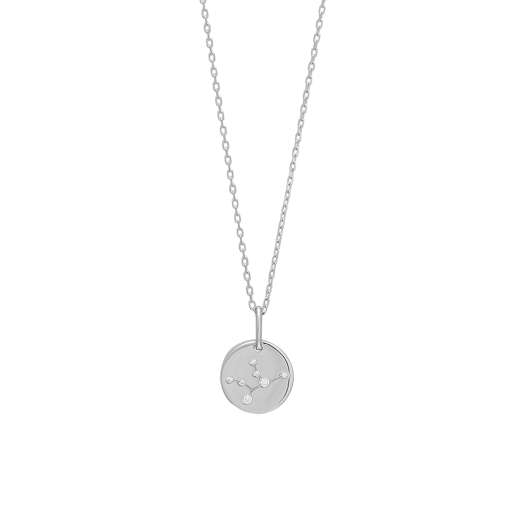 Rhd. sølv kæde ESTELNOR 12mm jomfru, fra Joanli Nor