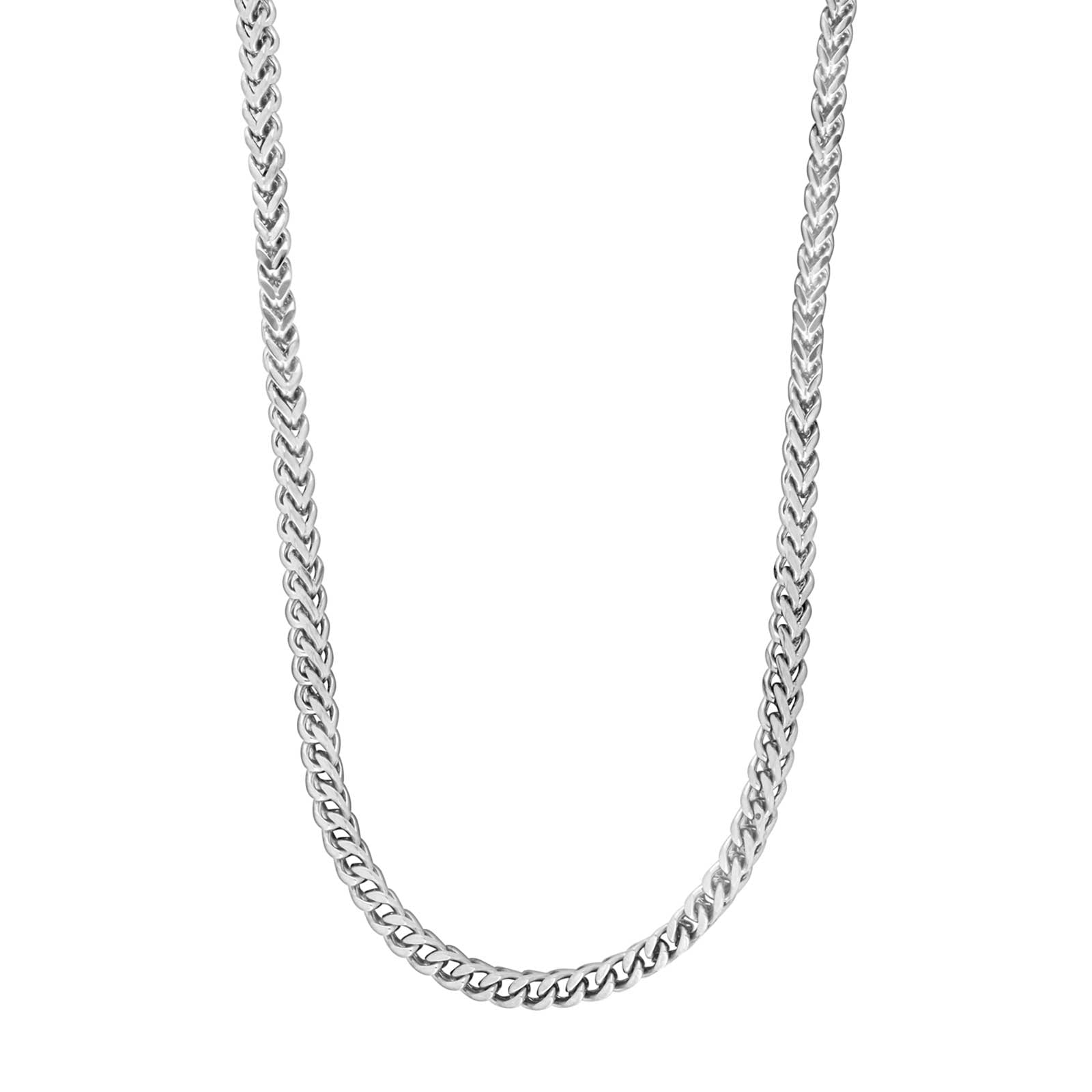 SON kæde steel 55+5cm, box-chain, fra SON of NOA