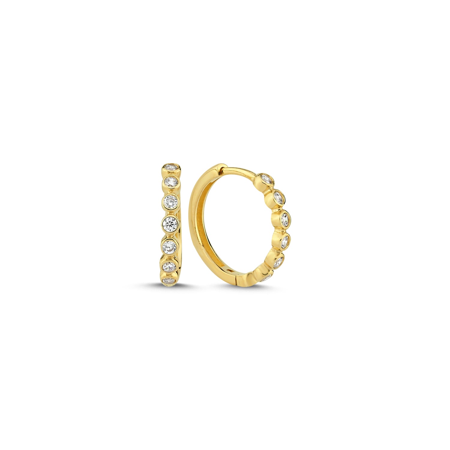 Melfia Øreringe Ø15mm - 2309 214F, i gold, til female, fra Melfia