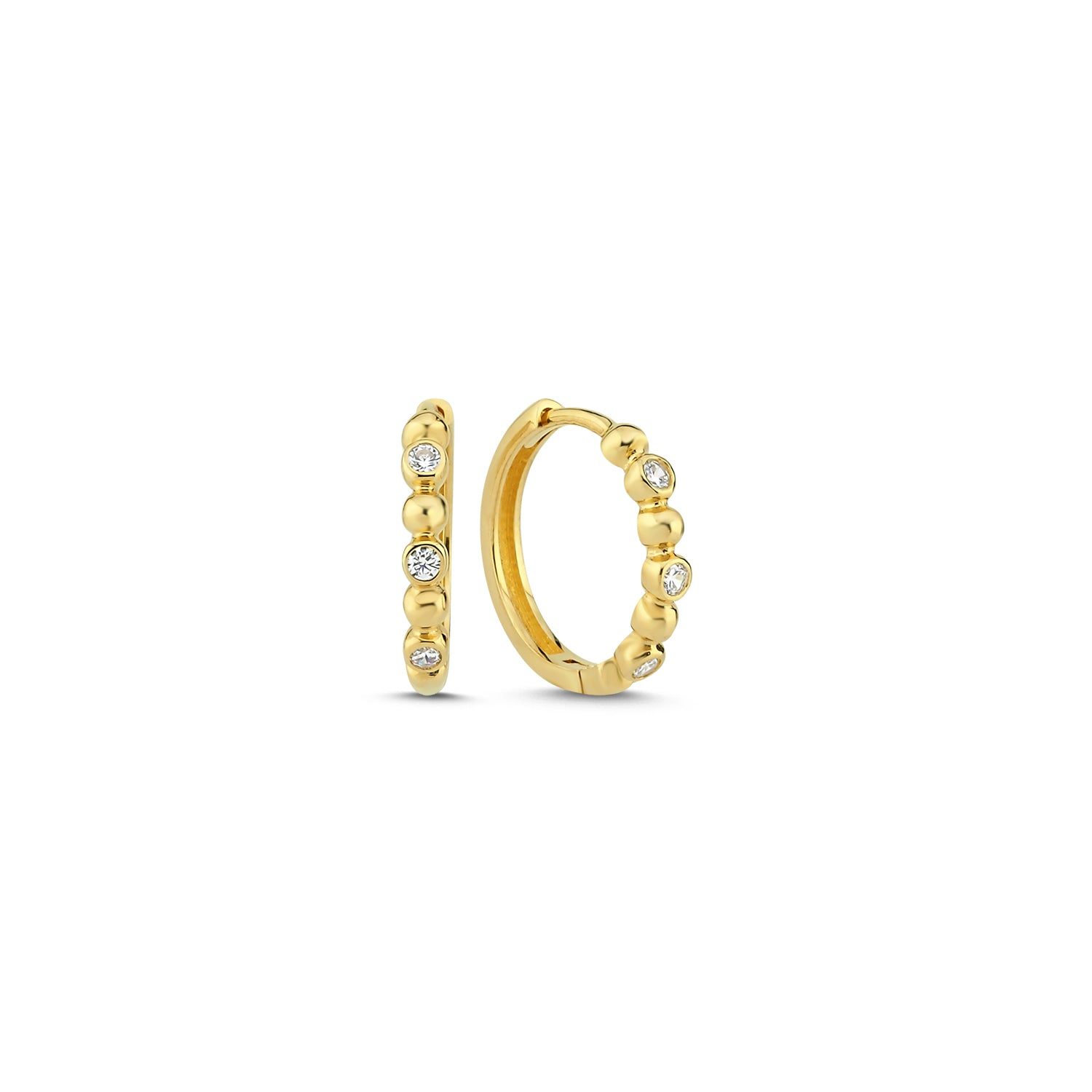 Melfia Øreringe Ø15mm - 2312 214F, i gold, til female, fra Melfia