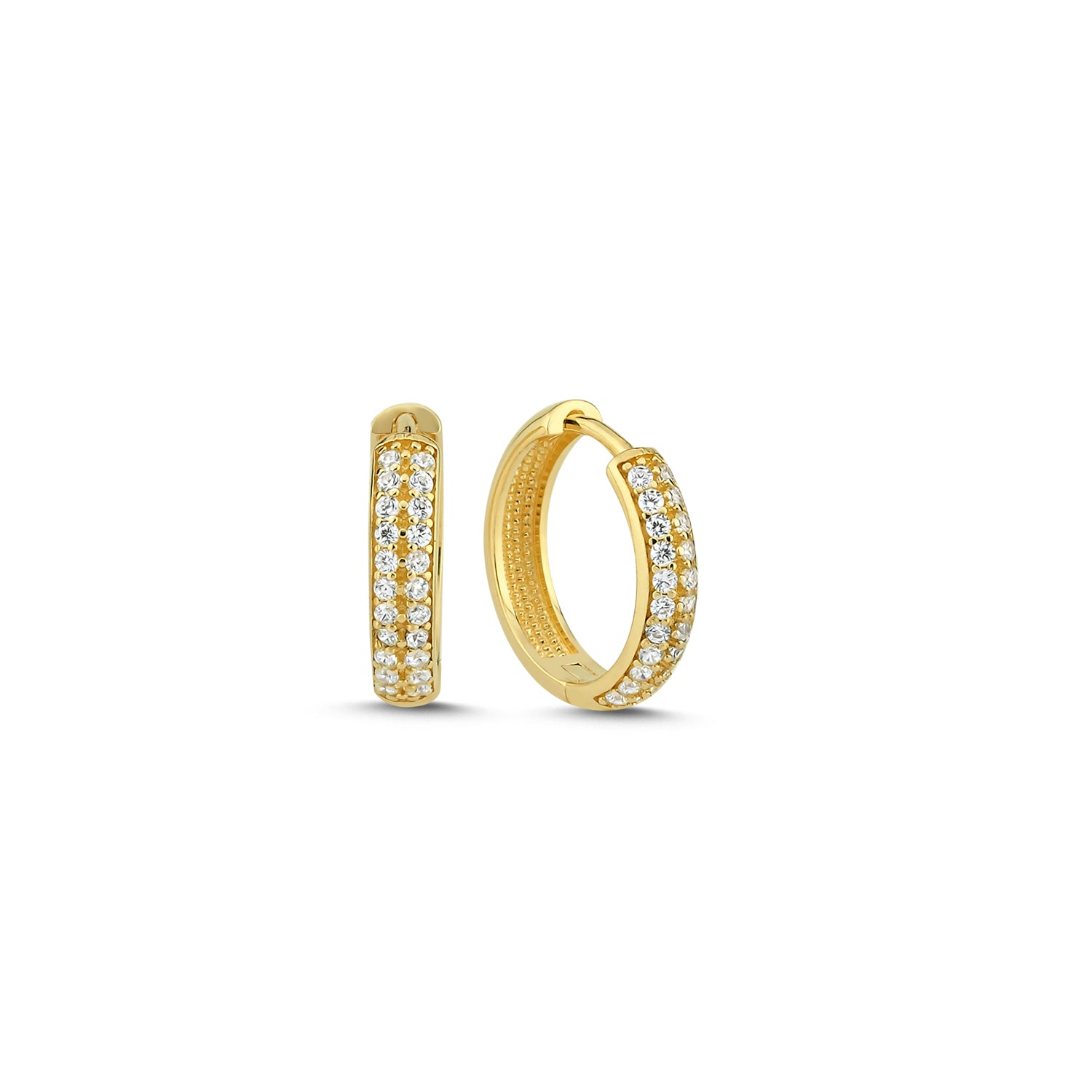 Melfia Øreringe 15 mm - 2346 214F, i gold, til female, fra Melfia