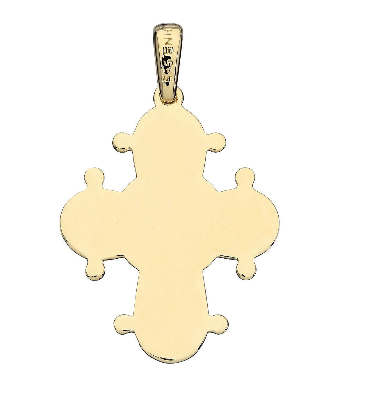 Dagmarkors Blank Sølv Forgyldt 25x21mm, fra BNH