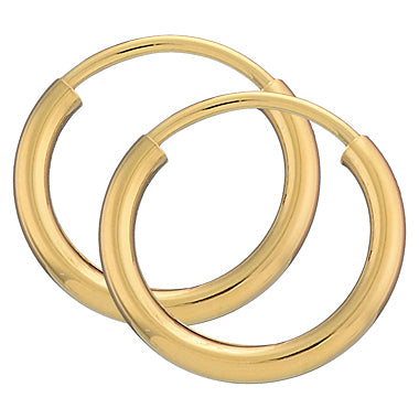 Creoler 14kt Guld Bredde 2,0 mm, i red-gold, fra BNH