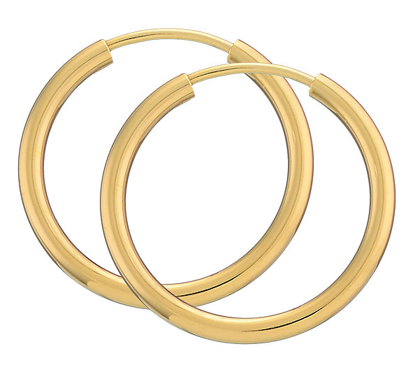 Creoler 14kt Guld Bredde 2,0 mm, i red-gold, fra BNH