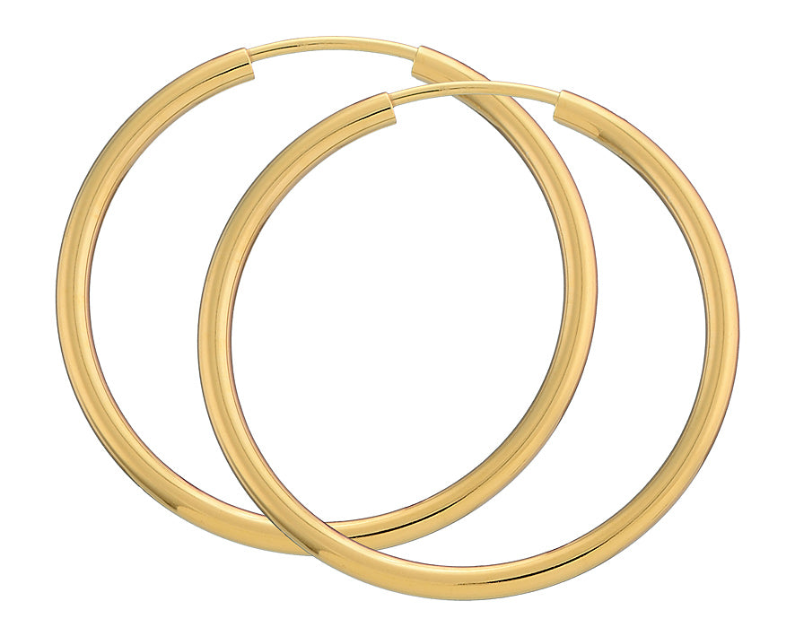 Creoler 14kt Guld Bredde 2,0 mm, i red-gold, fra BNH