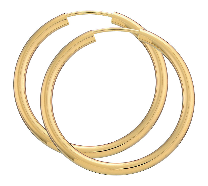 Creoler 14kt Guld Bredde 2,5 mm, i red-gold, fra BNH