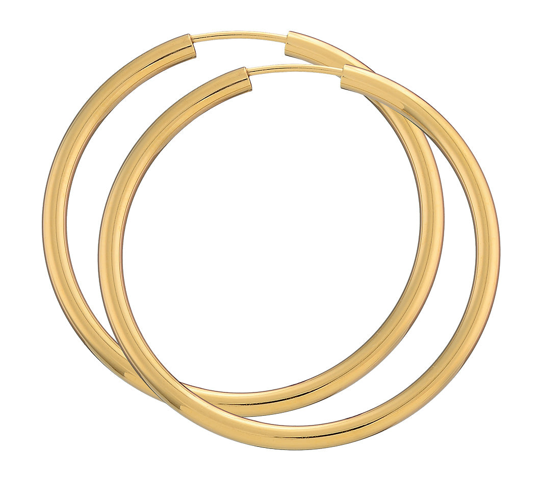 Creoler 14kt Guld Bredde 2,5 mm, i red-gold, fra BNH