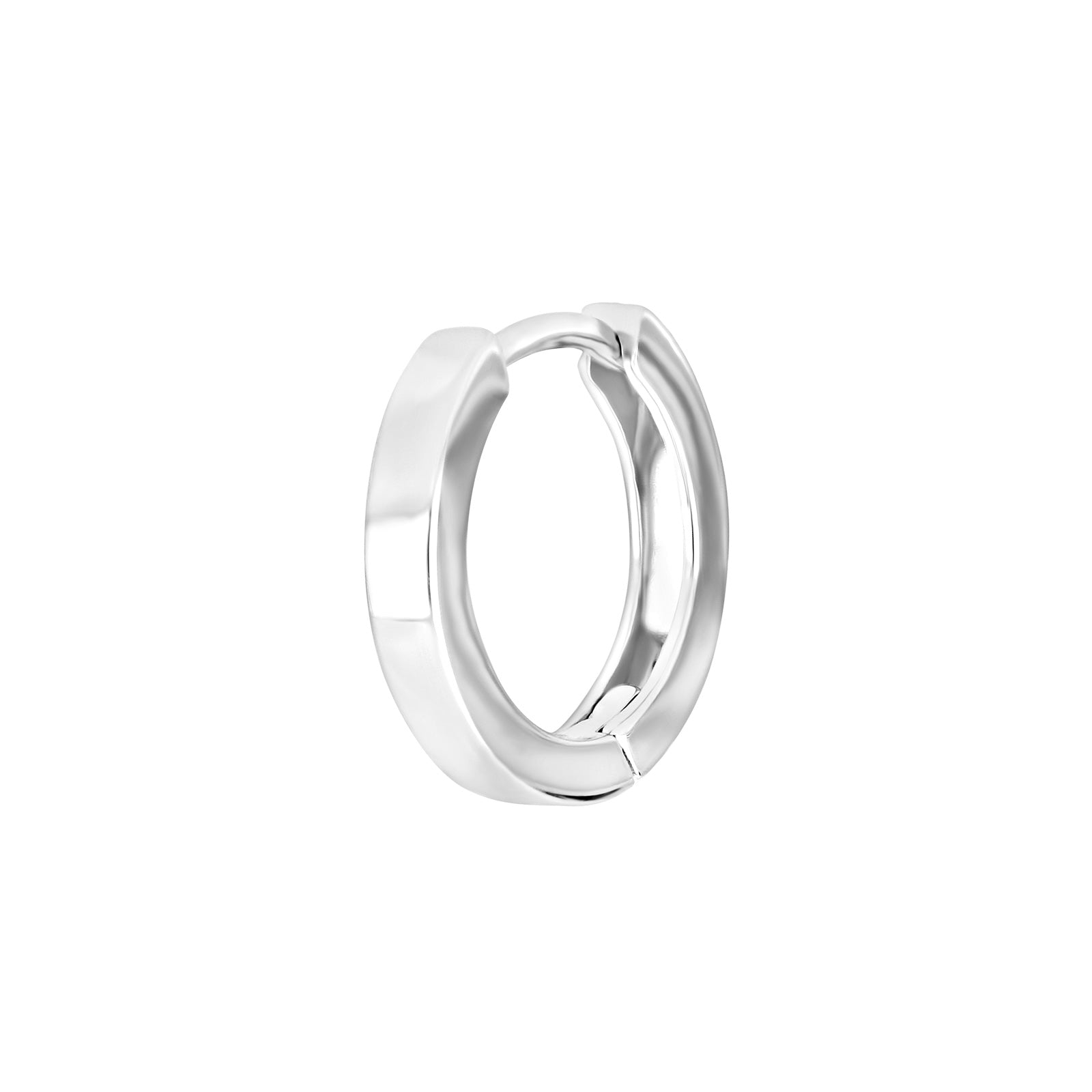 SON rhod. sølvcreol 15mm 1 stk. – Ring i rhodineret sølv fra SON of NOA – Varenr. '30251560900