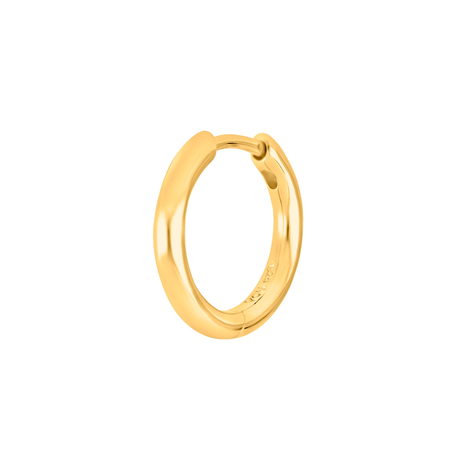 SON forg. sølvcreol 15mm 1 stk. – Ring i rhodineret sølv fra SON of NOA – Varenr. '30251585900