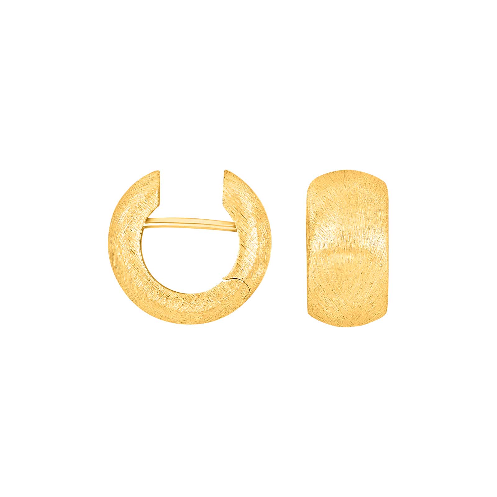 Heide Heinzendorff - Forg. sølv mat system-creoler Lili 15x8mm, i sterling-silver, til female, fra Heide Heizendorff