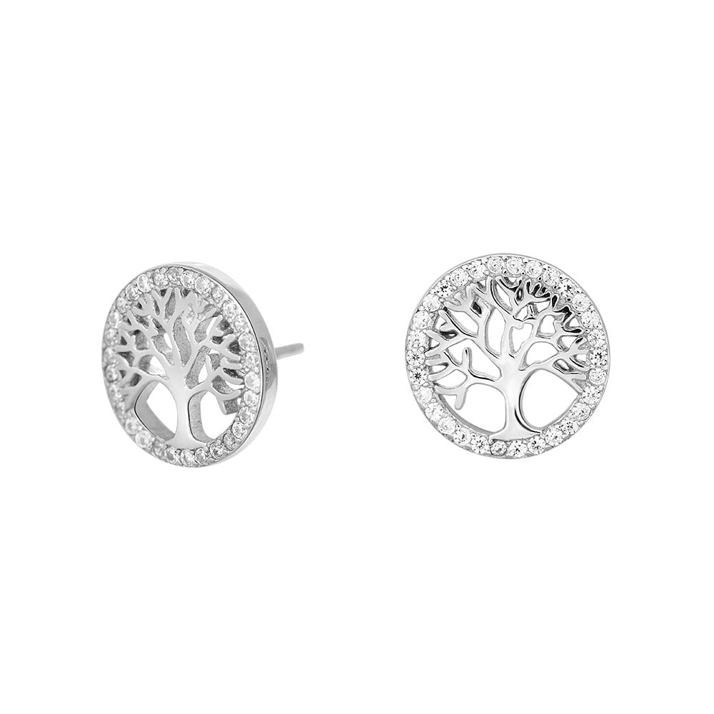 Rhd. Sølv ørestikker CAIANOR – Ring i rhodineret sølv fra Joanli Nor – Varenr. '30451650900