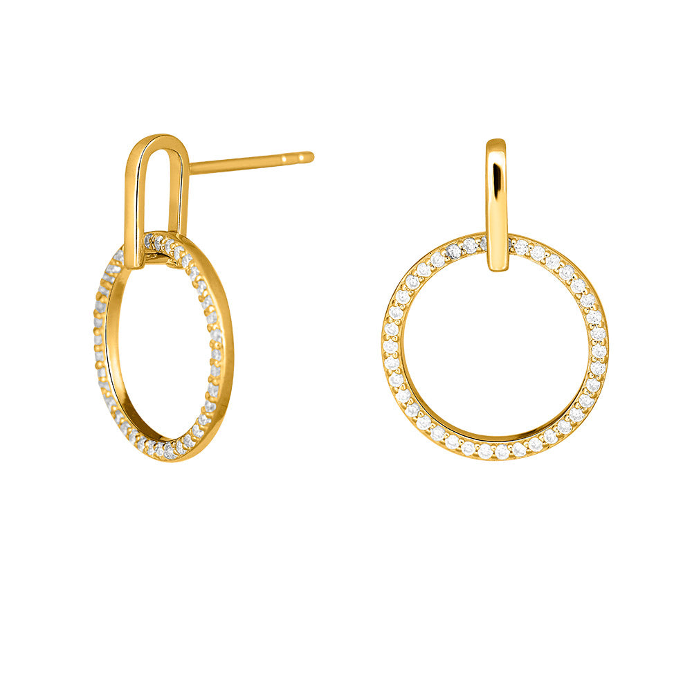 Forgyldt sølv ørestikker ANNANOR, fra Joanli Nor