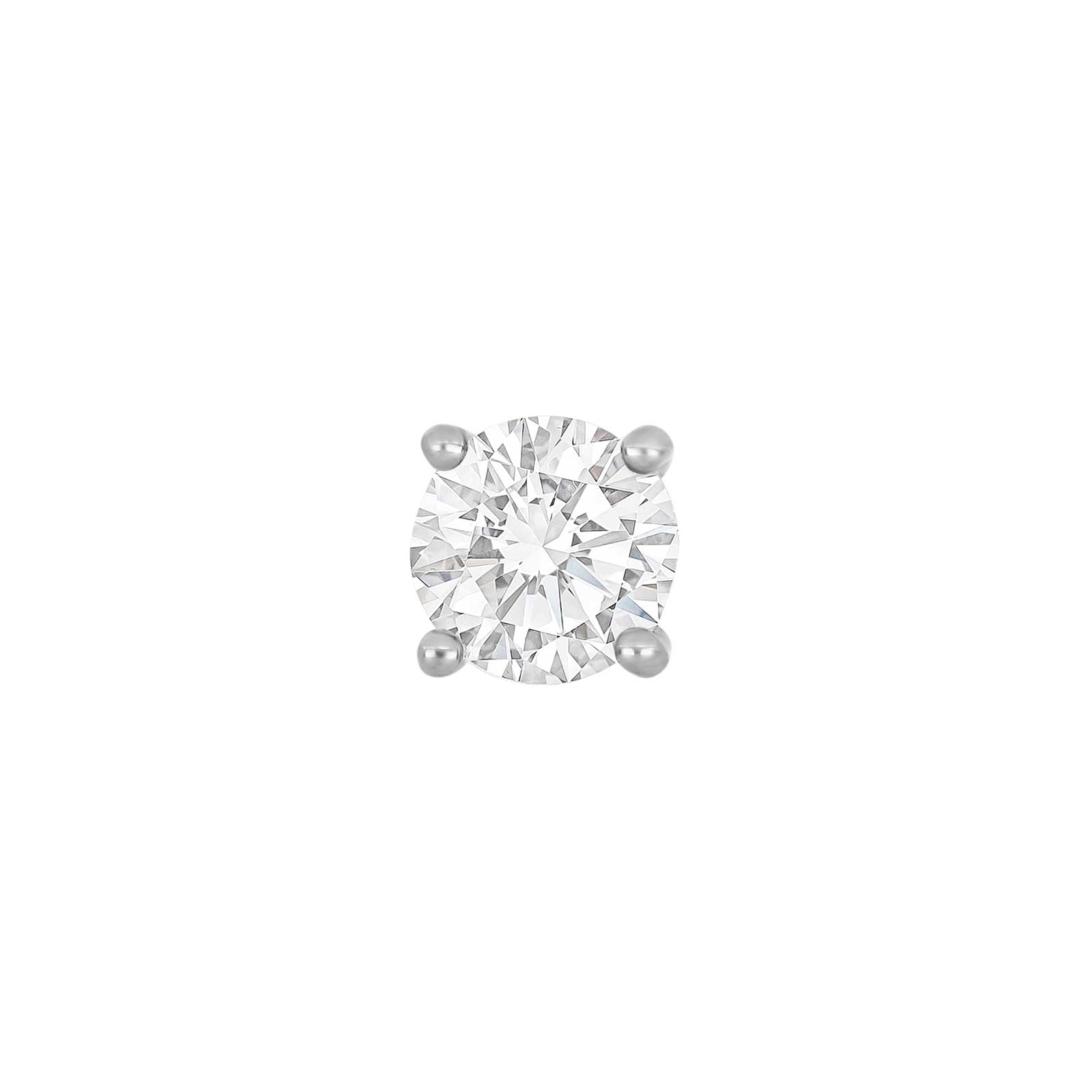 SON Rhd. Sølv ørestik 7mm grab 1 stk. – Ring i rhodineret sølv fra SON of NOA – Varenr. '30454030900