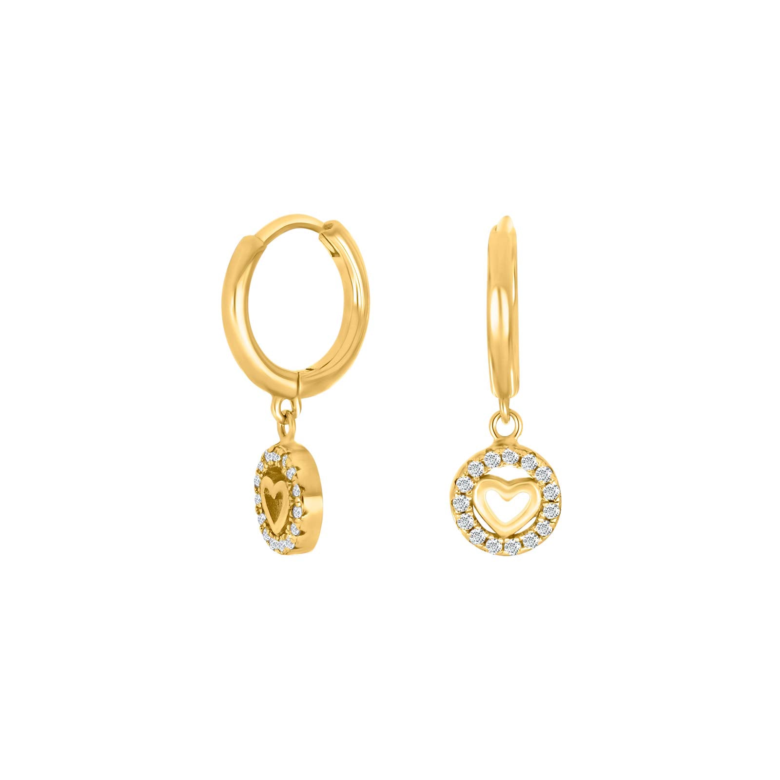 Forgyldt sølv creoler NILLANOR, fra Joanli Nor